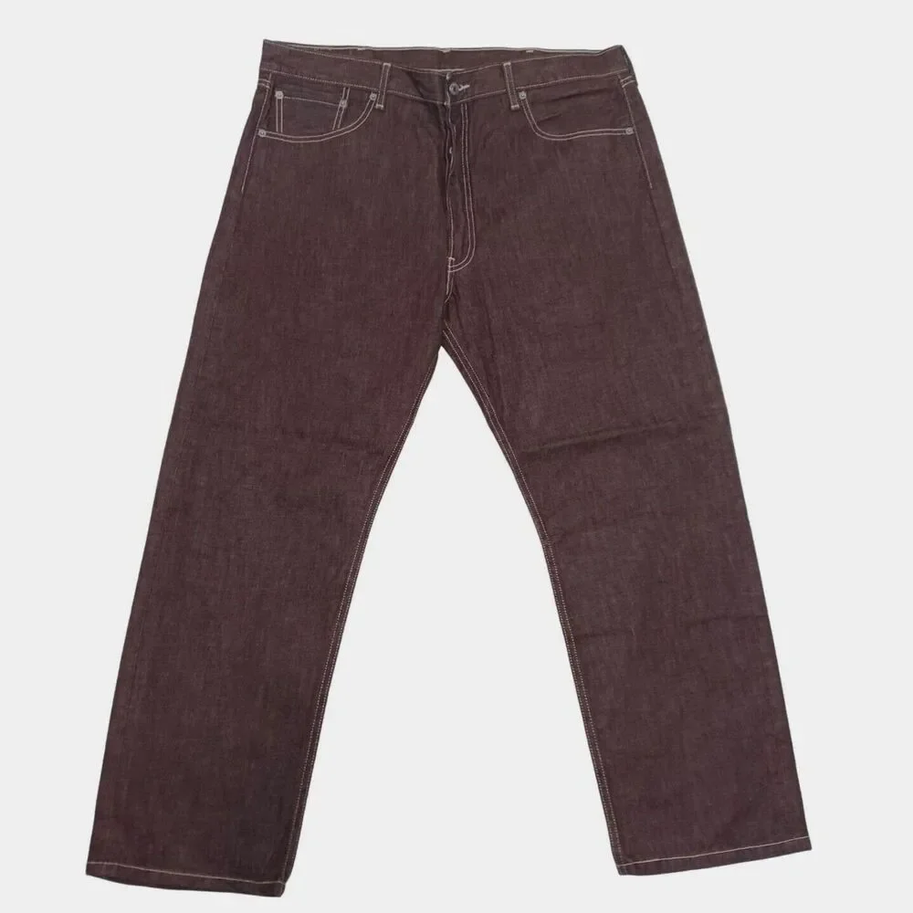 Vintage Levi's 501 XX Classic Buttonfly Rust Burgandy Jeans Men's Size 40x30 Y2K